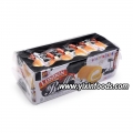 Pastel horneado con sabor a leche, rollo suizo 