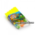 Caramelo de juguete de chicle con silbato y sabor a fruta 