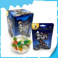 Caramelos gomosos de calavera en caja de presentación 