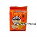 Galletas de soda con sabor a yema de huevo salada 