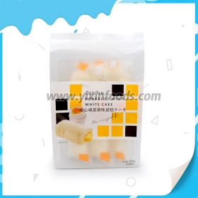 Pastel con sabor a yema de huevo salada