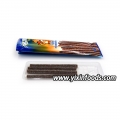 Caramelos ácidos de chocolate en barra larga con sabor a chocolate 