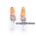 Bolsa de caramelos gomosos con forma de piruleta de fruta halal 