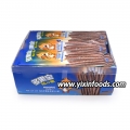 Caramelos ácidos de chocolate en barra larga con sabor a chocolate 