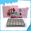 Mini galletas de chocolate con sabor a mantequilla, empaquetadas para regalo. 