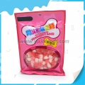 Caramelos gomosos en forma de hueso con sabor a fresa de dos colores 
