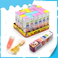 Cepillo de dientes de frutas, compresa de caramelo con mermelada de pasta de dientes 