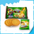 Galleta de patata redonda grande con sabor a maíz dulce y crujiente de 120 g 