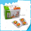 Caramelos de goma tipo pizza 2 en 1, dulces, afrutados y masticables, envasados en blíster. 