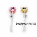 Exquisitos dulces de pingüino, piruleta de pingüino dulce 