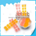 gelatina halal en forma de cubo con sabor a fruta 