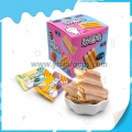 Galleta de oblea con sabor a melocotón blanco 