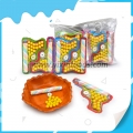 Malvavisco retorcido en forma de pistola con caramelos y caramelos comprimidos 