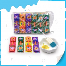 piruleta con caramelos explosivos