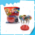 Paletas arcoiris dulces, piruletas, caramelos duros 