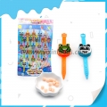 Reloj de juguete con diseño de cabeza de animal de dibujos animados, comprime caramelos 