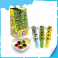 Caramelo gomoso Halal Eye, palito de piruleta, caramelo masticable suave 