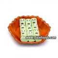60 g de malvavisco de naranja con sabor afrutado dulce y delicioso de dibujos animados 