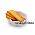 Galletas finas de galleta con queso crujiente 