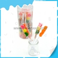 Piruleta de naranja de fruta halal 