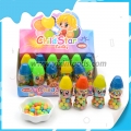 Caramelos de estrella infantil afrutados de colores dulces de 8 g en botella 