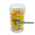 Chicle de pato amarillo con mermelada 