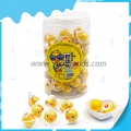 Chicle de pato amarillo con mermelada 