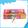 Caramelos de caña dura con sabor a frutas de colores variados 