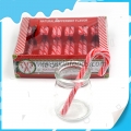 Caramelo de caña con sabor a menta natural rosa y blanco 