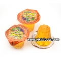 Gelatina con sabor a fruta en taza en frasco 