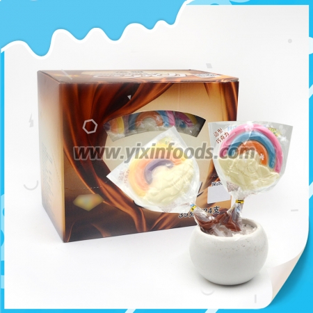 Piruleta de chocolate