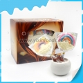 Piruleta de chocolate halal con forma de arcoíris de colores para niños 