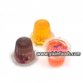 Gelatina con sabor a fruta en taza en frasco 
