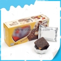 Caja de embalaje de pastel sándwich recubierto de chocolate dulce 