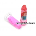 Nuevo lápiz labial con linterna, caramelo duro 