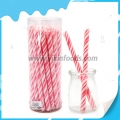 Caramelos duros en forma de palito de huso con sabor a fruta de varios colores 