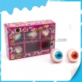 Caramelos gomosos rellenos de bolas de ojos en caja 